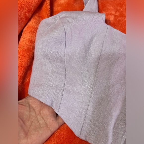 Farm Rio Linen Corset Top - Picture 9 of 16